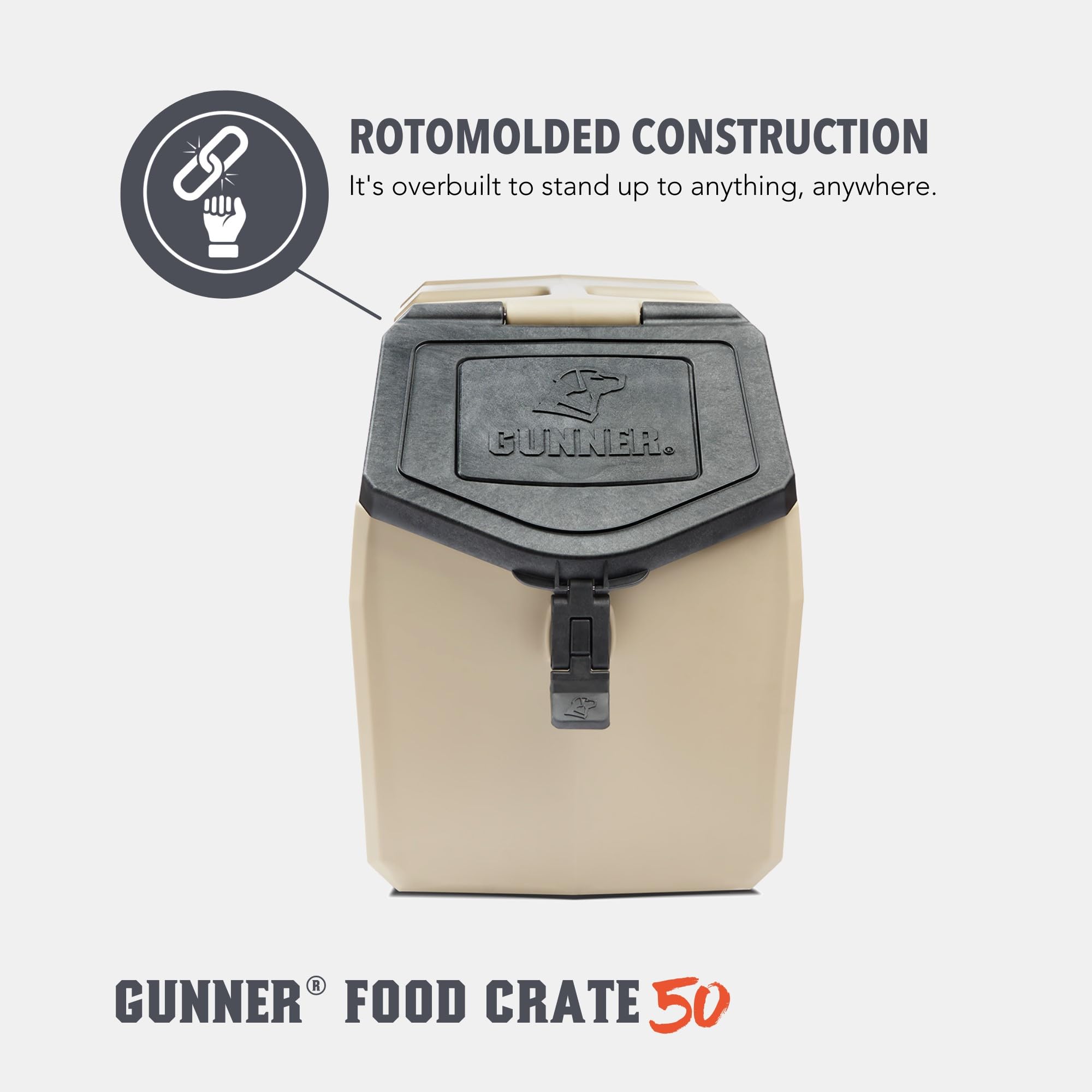 GUNNER nettoyage-facile: se nettoie rapidement à l'eau.