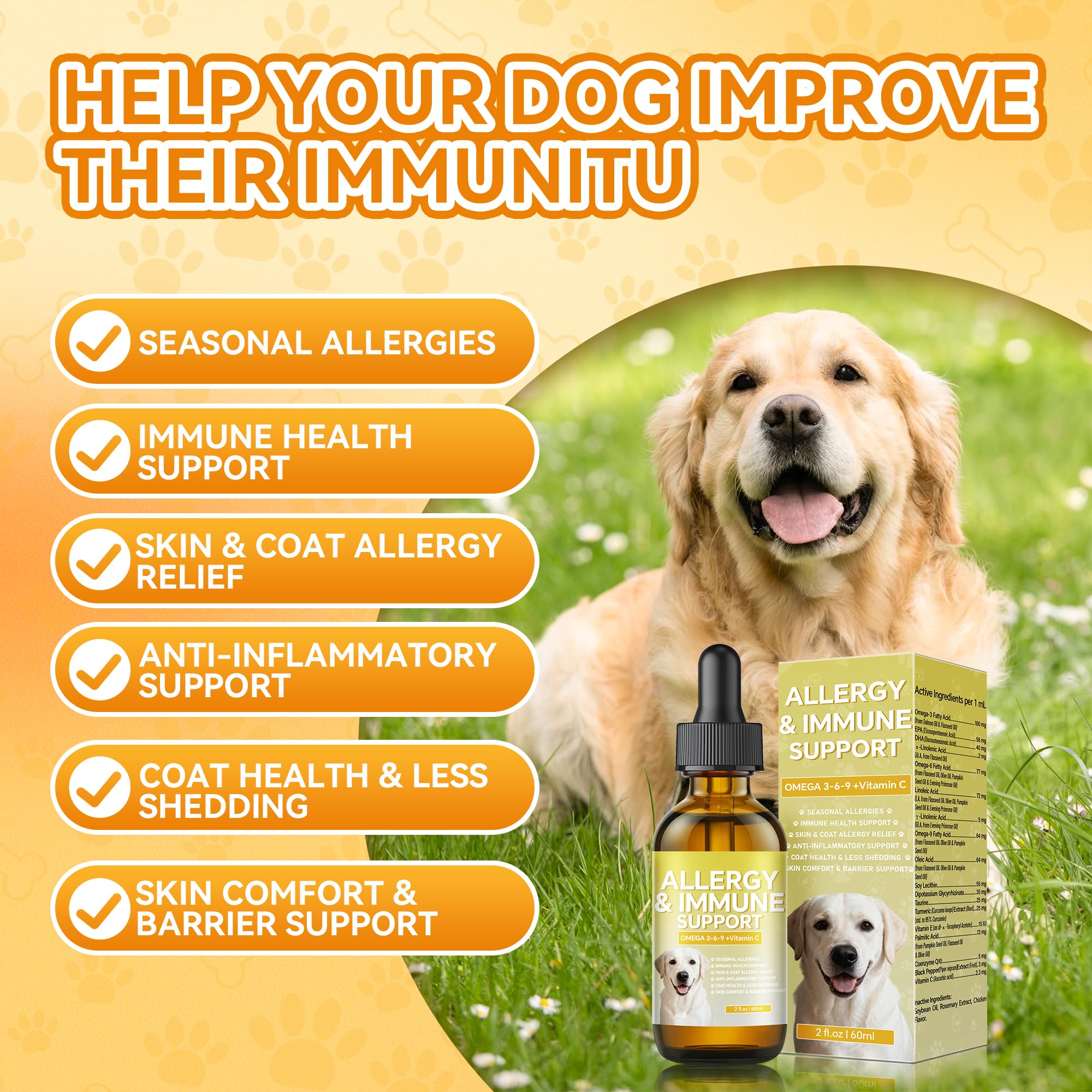 GuruAmi: gouttes et pipette montrant le dosage précis pour chiens et chats.