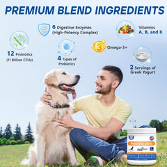 GuruAmi Probiotiques chien — dose quotidienne prête à être donnée