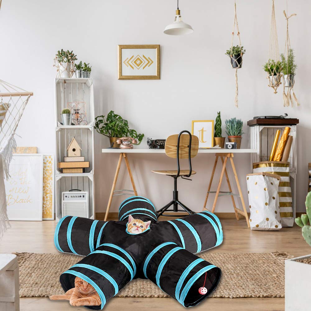 GUSTYLE tunnel chat dimensions adaptées pour chats et petits animaux.