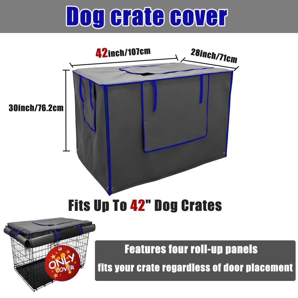 Guwamy : couverture cage chien 42 pouces, ventilation latérale pour un air frais.