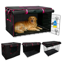 Guwamy housse cage chien 48 pouces noir: intimité et confort.