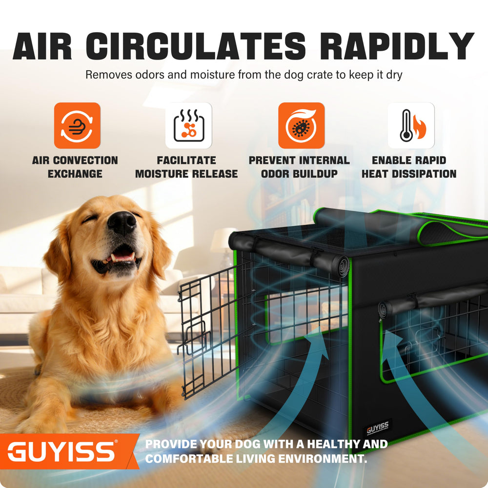 GUYISS fenetres-doubles-couverture-cage assure ventilation efficace et surveillance pratique.
