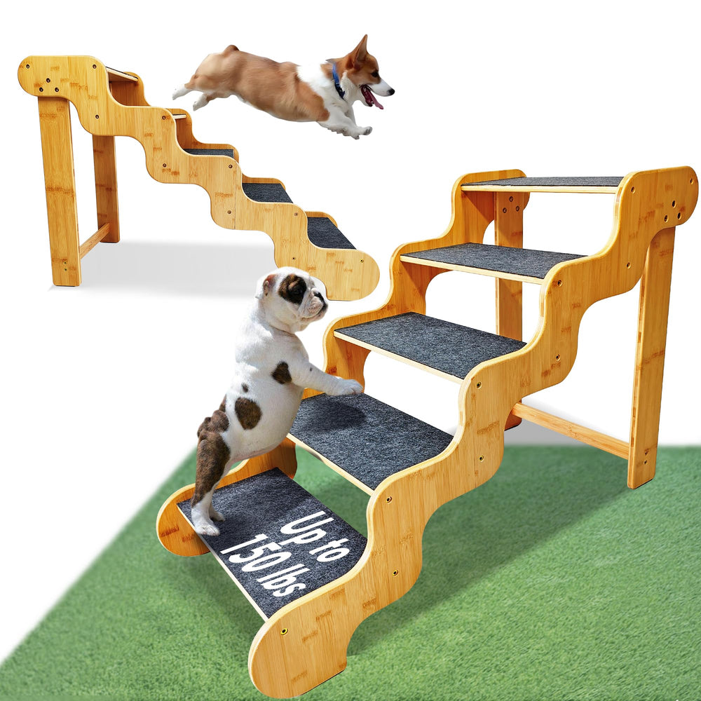 GXONE escaliers chien 5 étages: accès facile au lit 24 pouces.