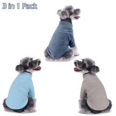 GYALAPERI pull azur pour petit chien, enfilage facile et confort.