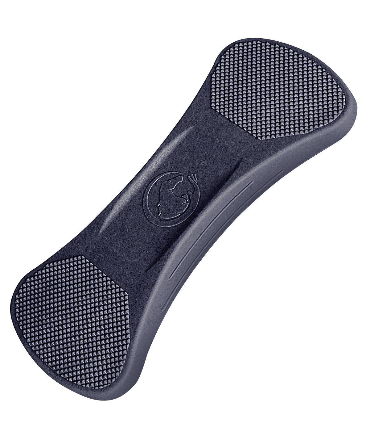 Gydoty brosse sans lame en action sur cheval, poils propres et pelage brillant.