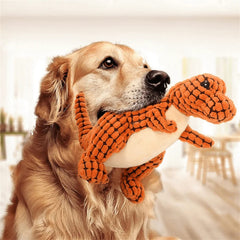 Robust Dino, jouet chien qui siffle attire l’attention et stimule le jeu.