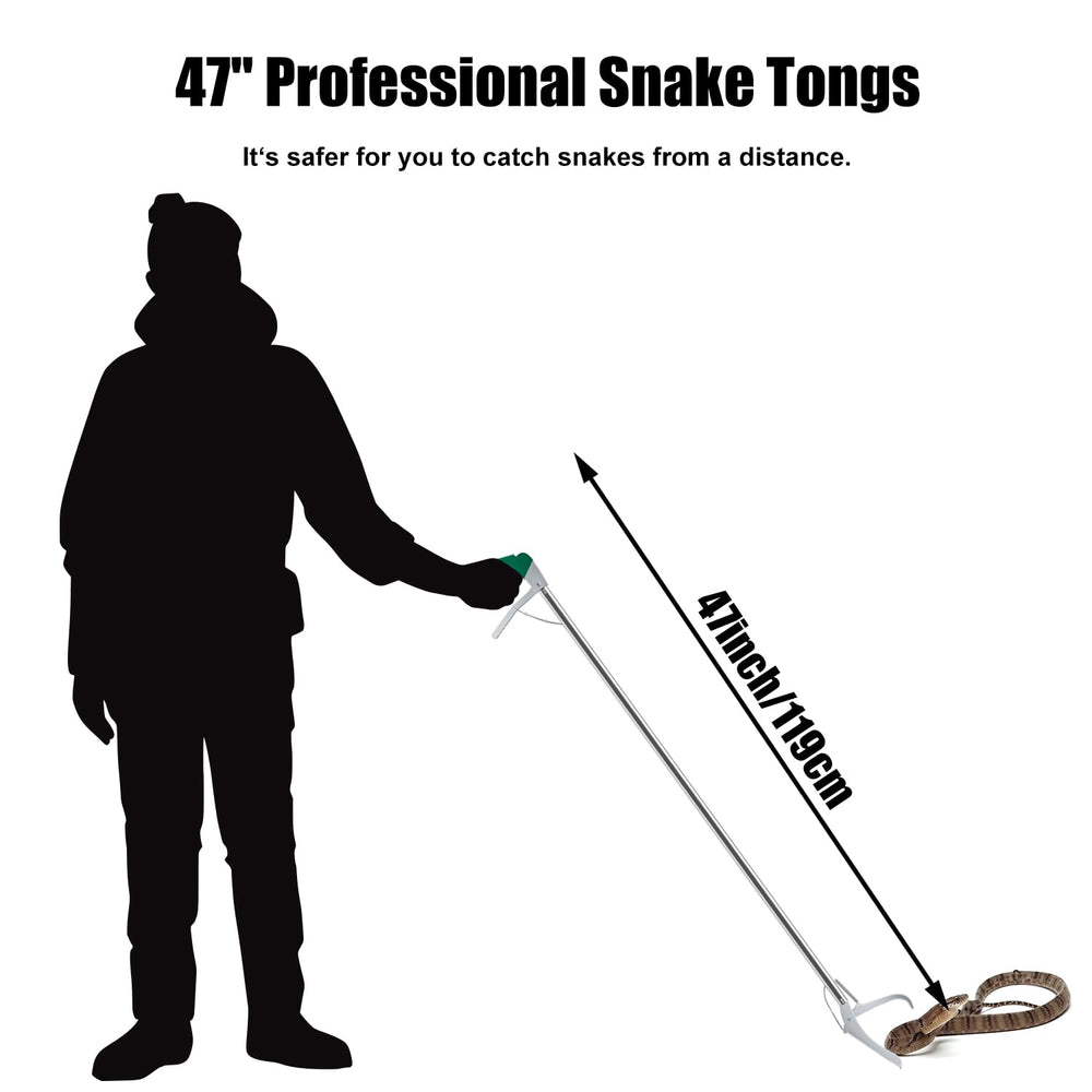 Corps en acier inoxydable de qualité professionnelle pour reptiles.