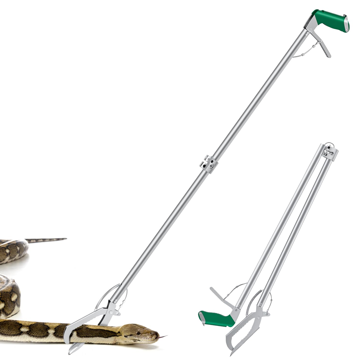 GYORGKSHI: tongs serpent 60 pouces, prise à distance sûre pour manipuler des reptiles.