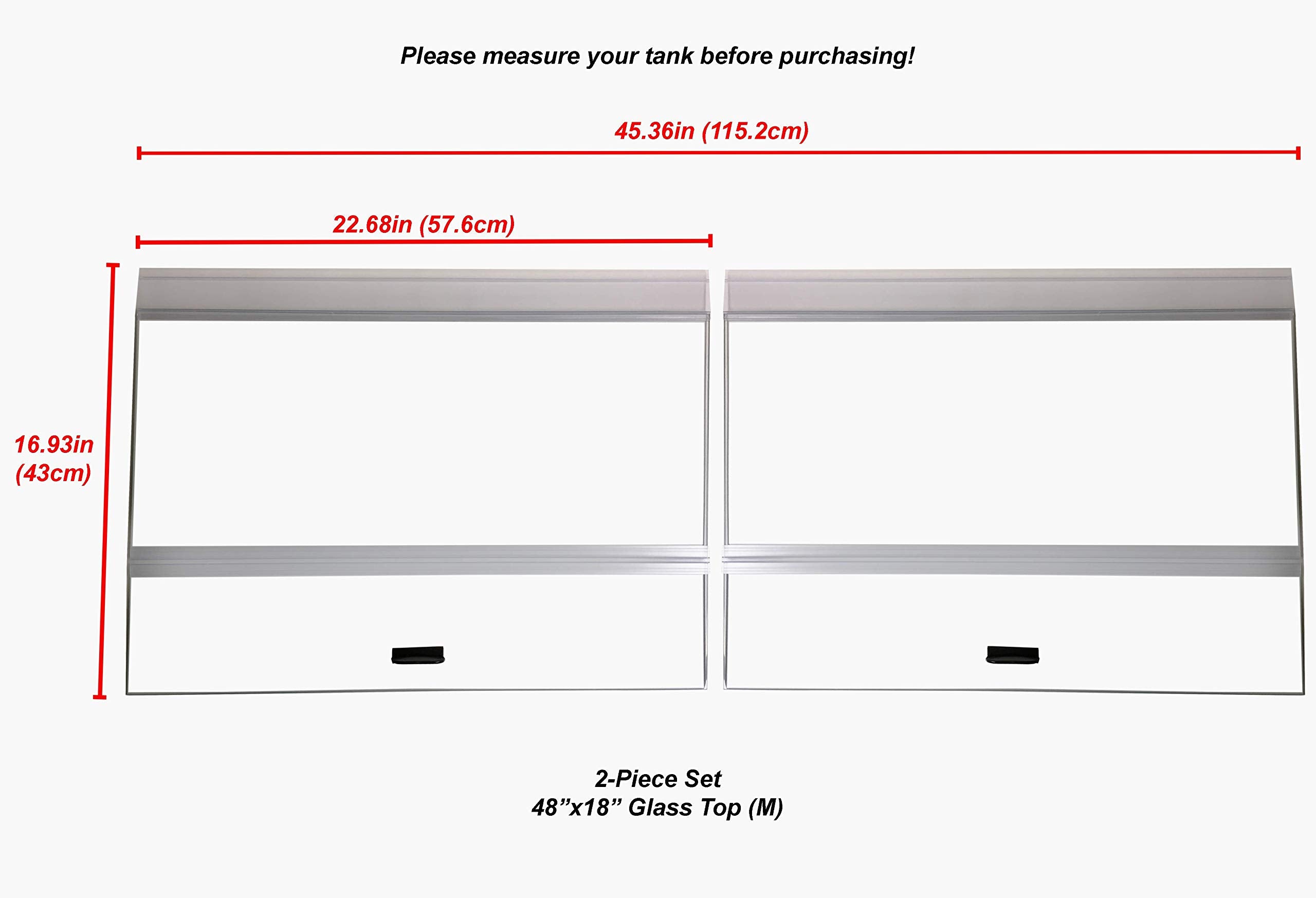 Dimensions du couvercle H2Pro 22,68 x 16,93 x 0,16 po pour ajustement précis