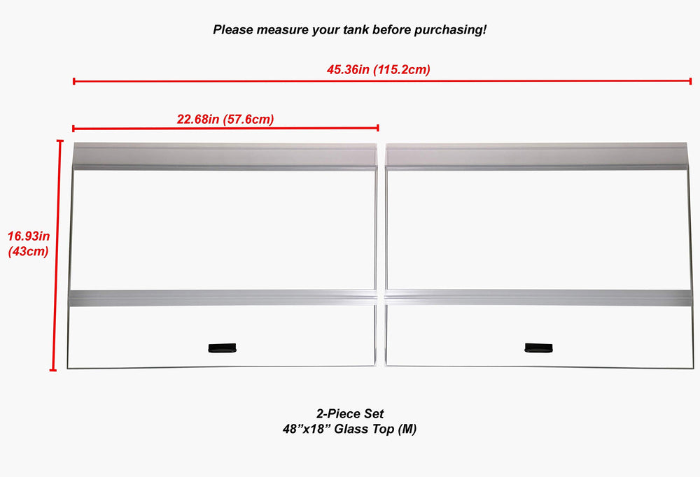 Dimensions du couvercle H2Pro 22,68 x 16,93 x 0,16 po pour ajustement précis
