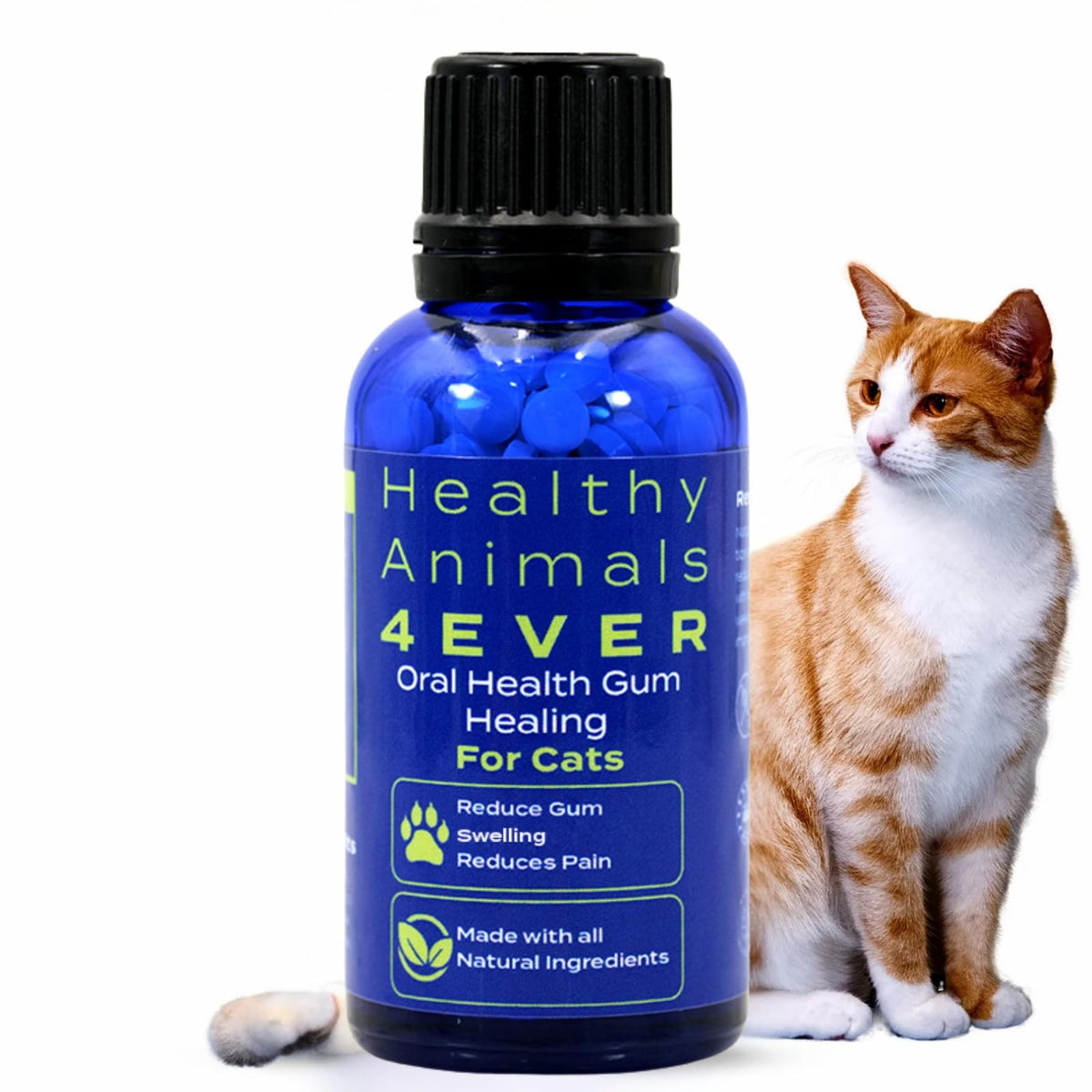 HA4E: pellets dissolubles dans l'eau soutiennent la santé dentaire des chats.
