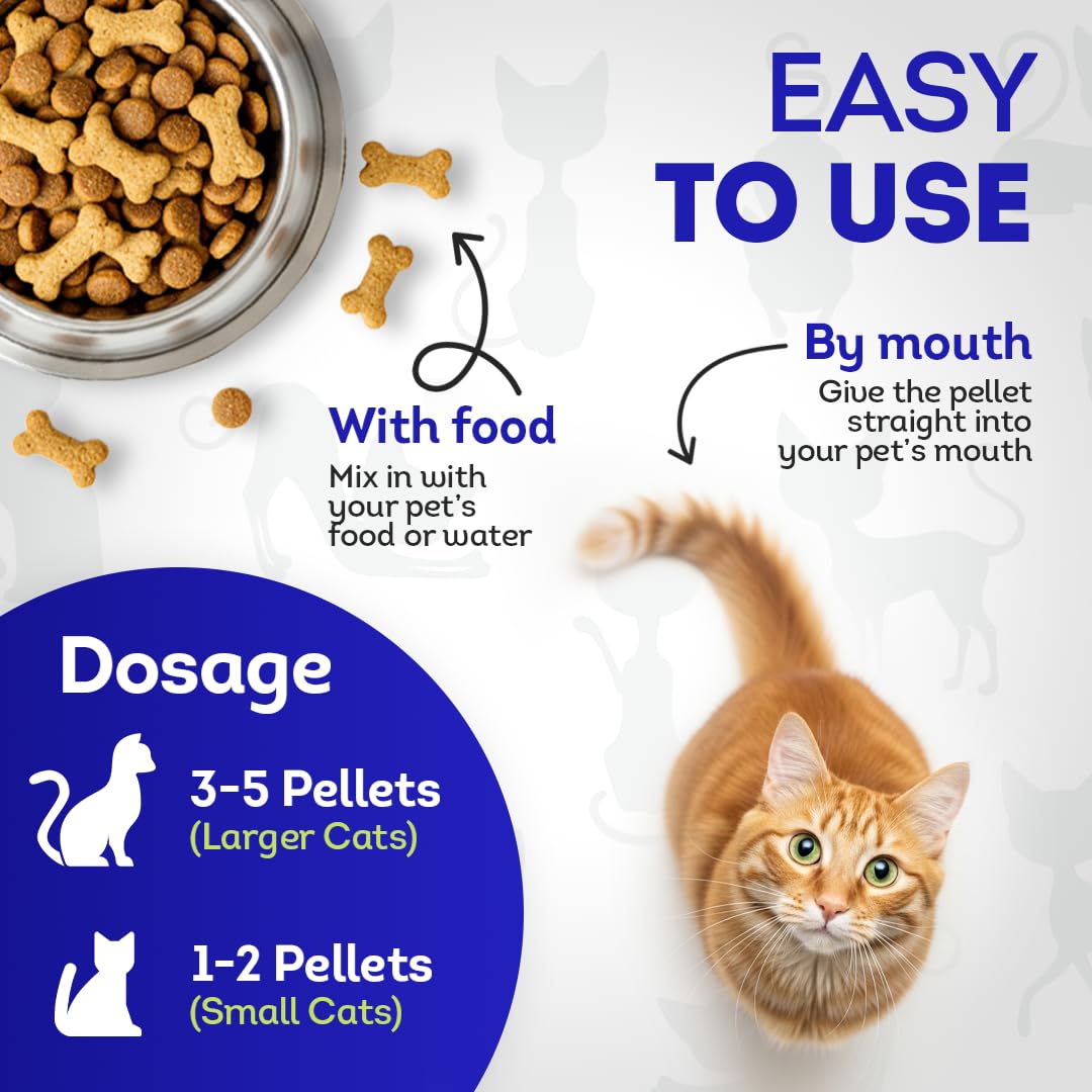 Pot de 400 g HA4E, utilisation prolongée pour plusieurs chats.