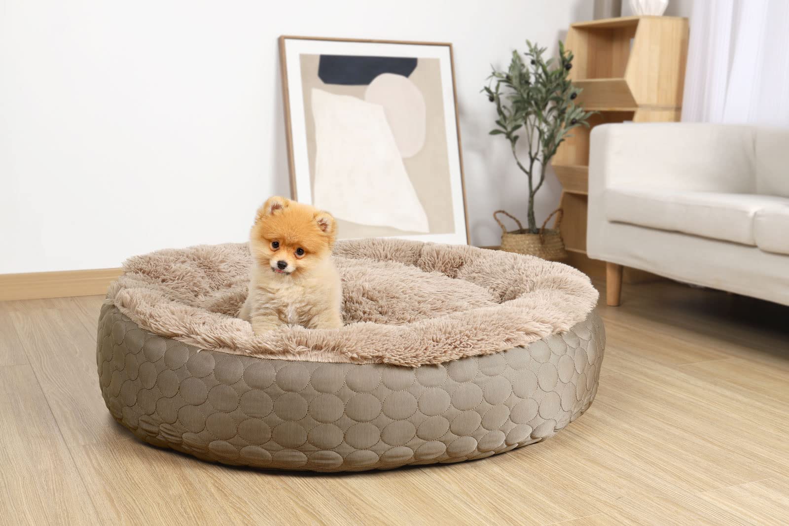Rembourrage polyester doux HachiKitty offrant un soutien confortable.