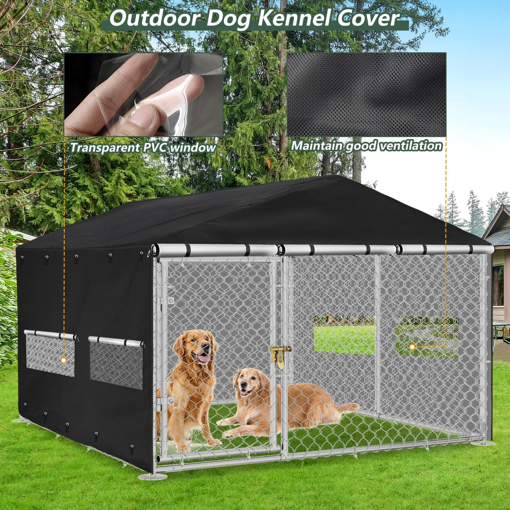 Panneaux en PVC et fenêtres latérales Hadisi, interaction facile avec votre chien