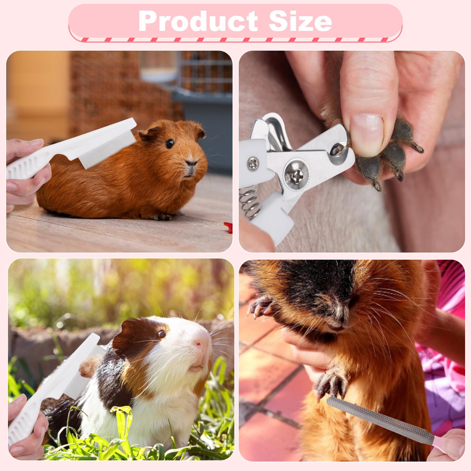 HAEZU ciseaux-coupe-ongles-petits-animaux outil sûr et fiable.
