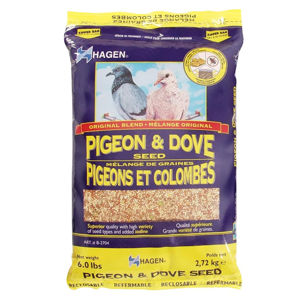 Graine Hagen pour pigeons et colombes, sac original, énergie et fraîcheur.