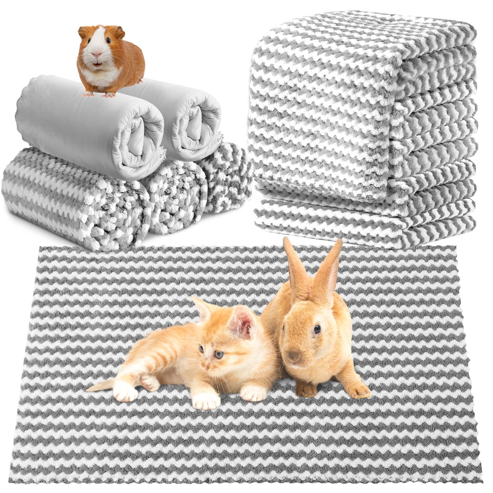 Hahafelt couverture impermable pour rongeurs gris 18x24, protège le sol