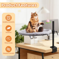 Haijunnm lit-chat-peluche-douce douceur et repos confortables pour le chat.