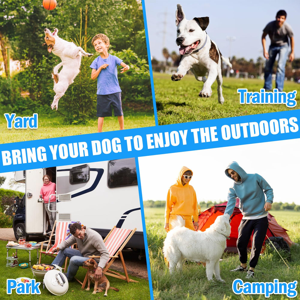 HaiYUAN attache-chien polyvalent, utilisation en plein air et camping.
