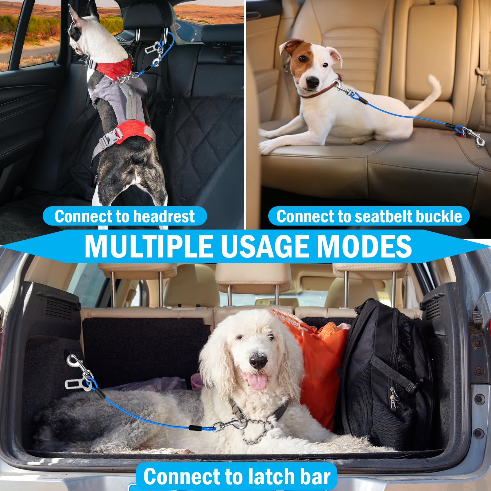 HaiYUAN harnais chien réglable taille adaptée pour différents chiens