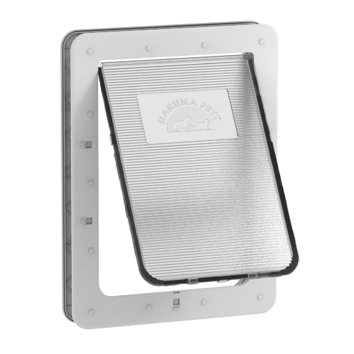 Porte Hakuna Pets, cadre robuste, installation durable dans un cadre intérieur.