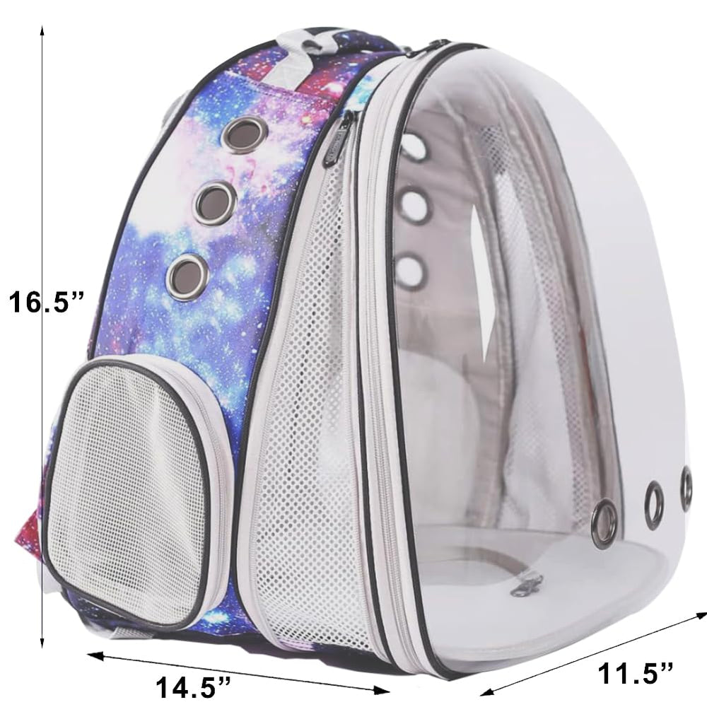 Sac chat halinfer, bulle transparente, vue claire pour votre animal