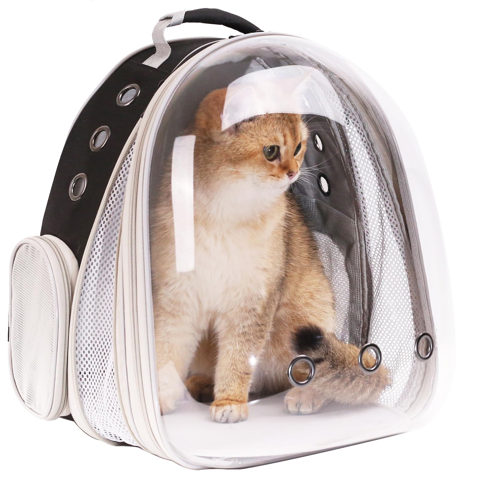 halinfer sac dos chat attache-poitrine reglable : maintien sûr et ajustement facile.