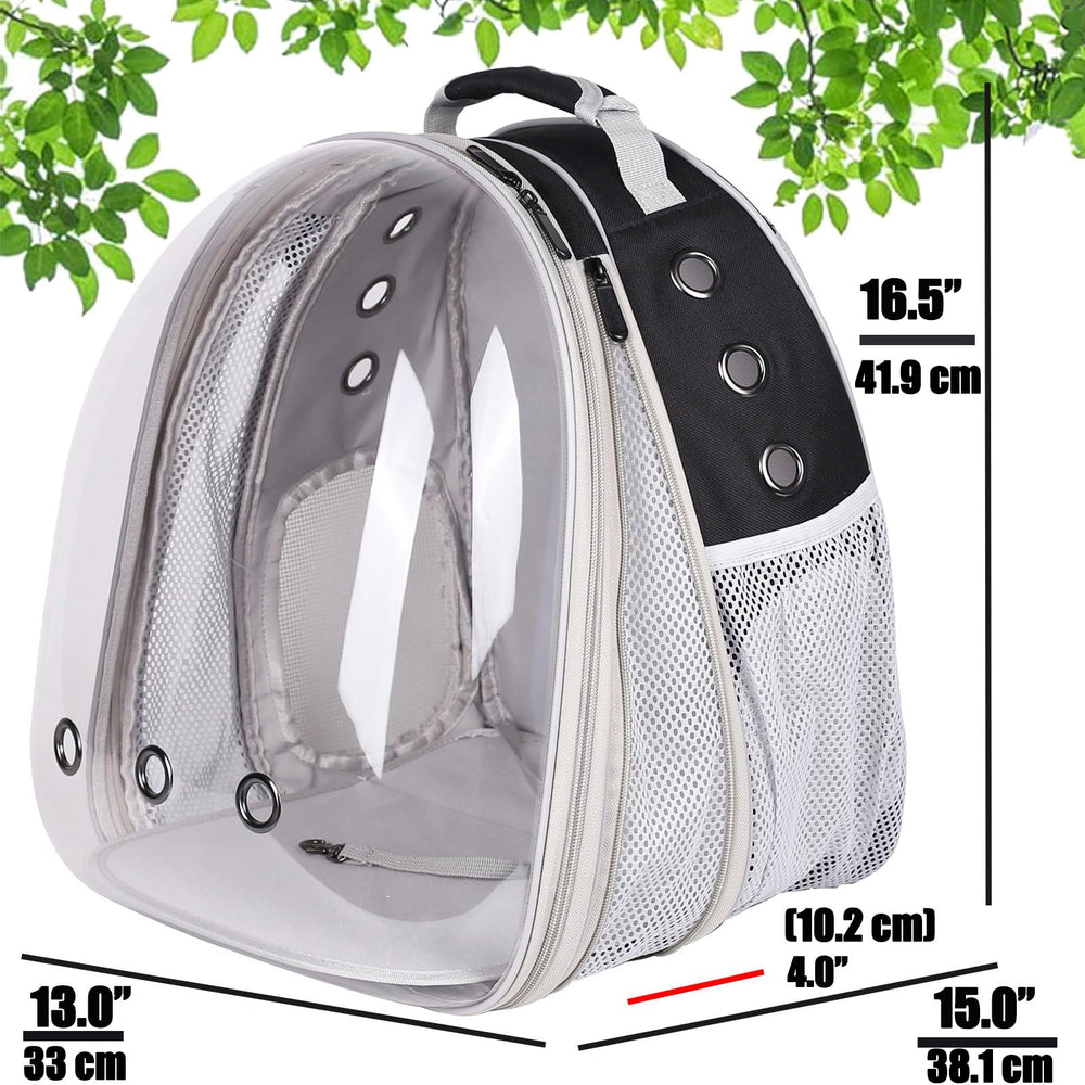 halinfer sac dos chat avec fenetre bulle : visibilité améliorée pour le bien-être.