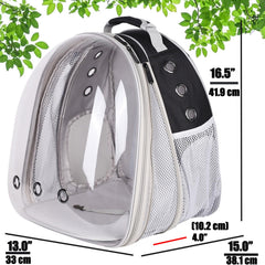 halinfer sac dos chat avec fenetre bulle : visibilité améliorée pour le bien-être.