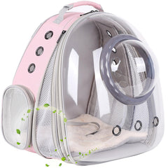 Halinfer sac-dos-chat bulle-transparente, transport confortable pendant vos déplacements.