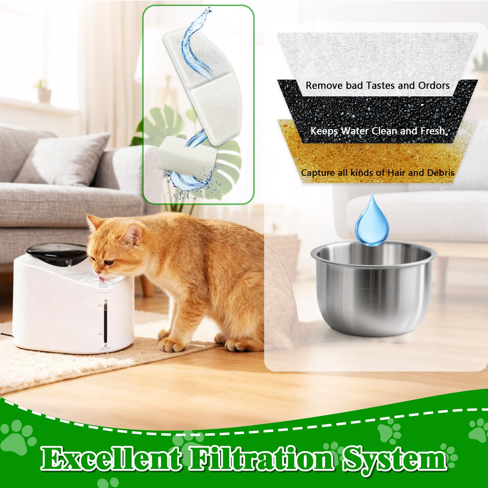 HALKYDY YPD-C015W: filtration en deux étapes, carbone actif et échange d'ions