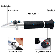 Accessoires inclus: mini-tournevis, pipette et chiffon de nettoyage pour l’entretien.