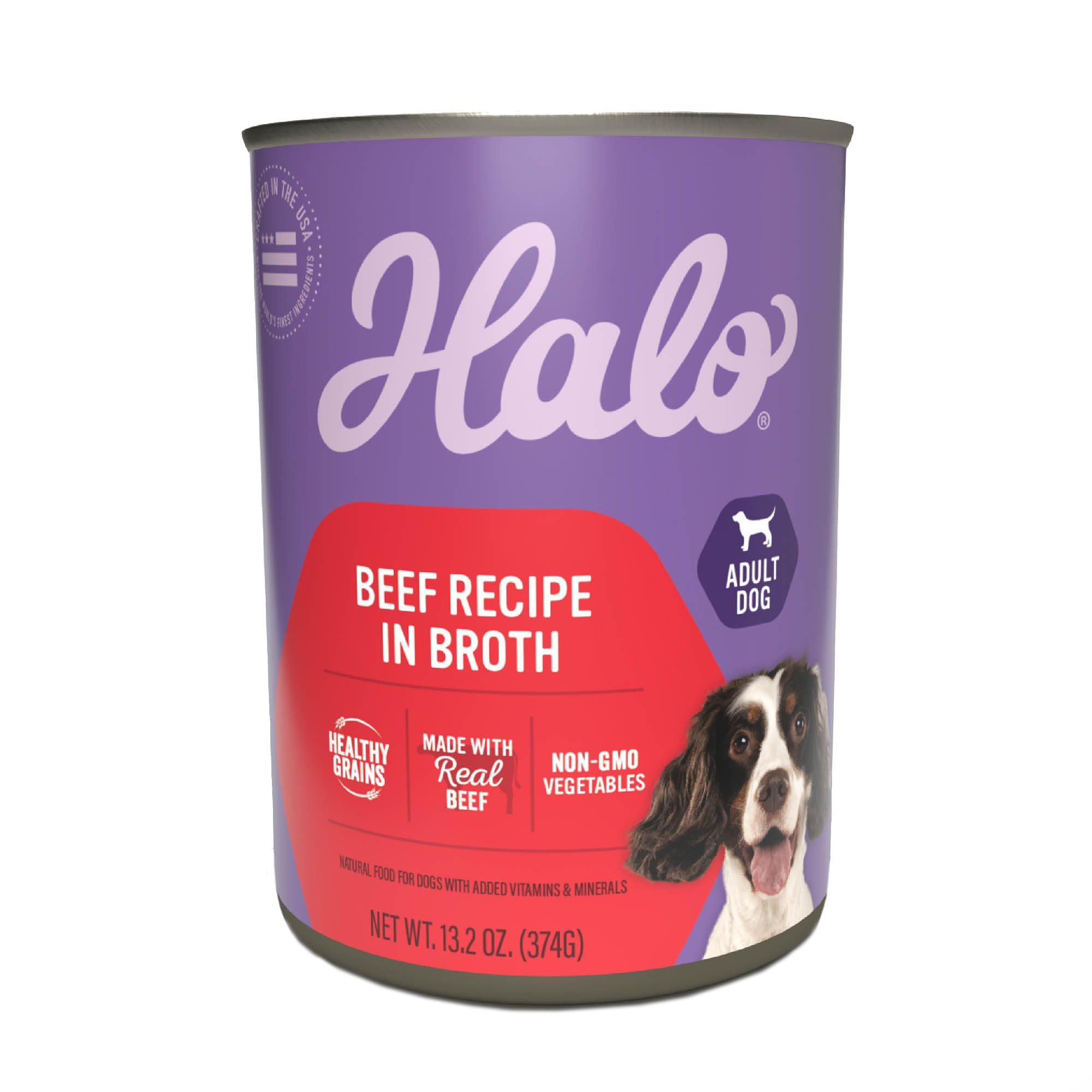 Halo Chien Boeuf en Bouillon - pâte douce, goût appétissant.