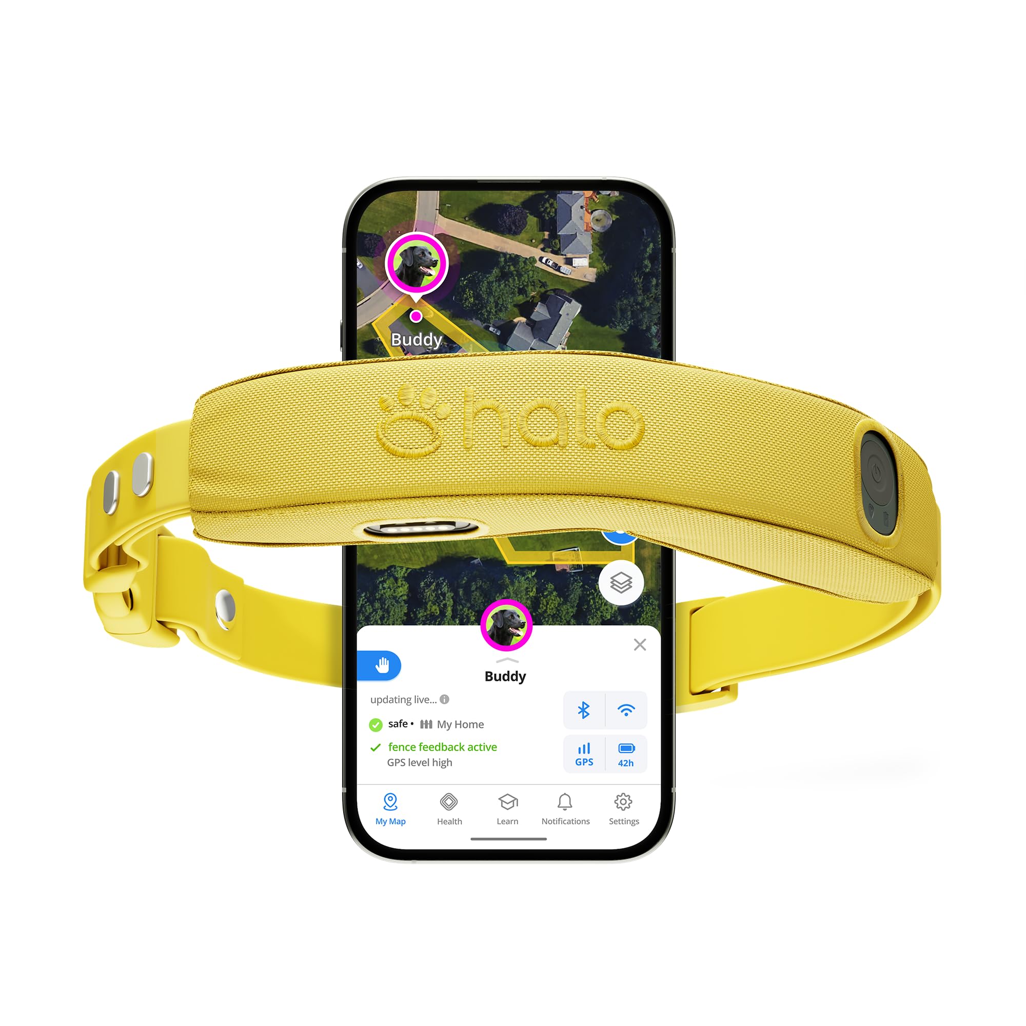 Halo Collar 5: boîtier sans fil prêt à l’emploi pour suivi précis en extérieur.