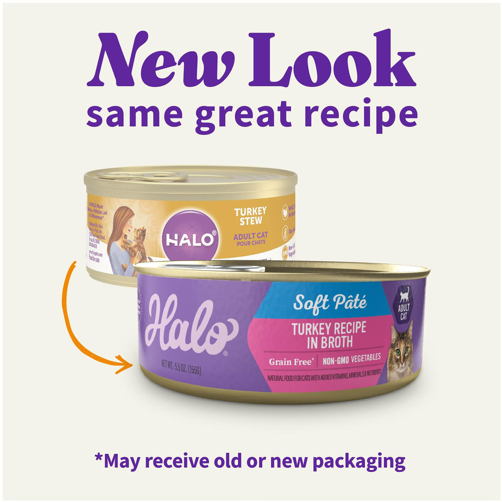 Halo dinde pâté chat texture douce : texture moelleuse et appréciée.