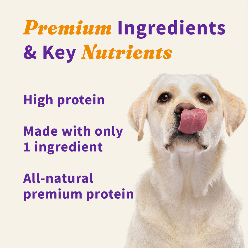Halo friandises poulet portions adaptées pour chien actif, parfait entraînement.
