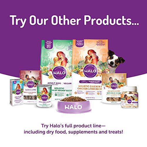 Halo Healthy Grains repas humides avec légumes pour hydratation.