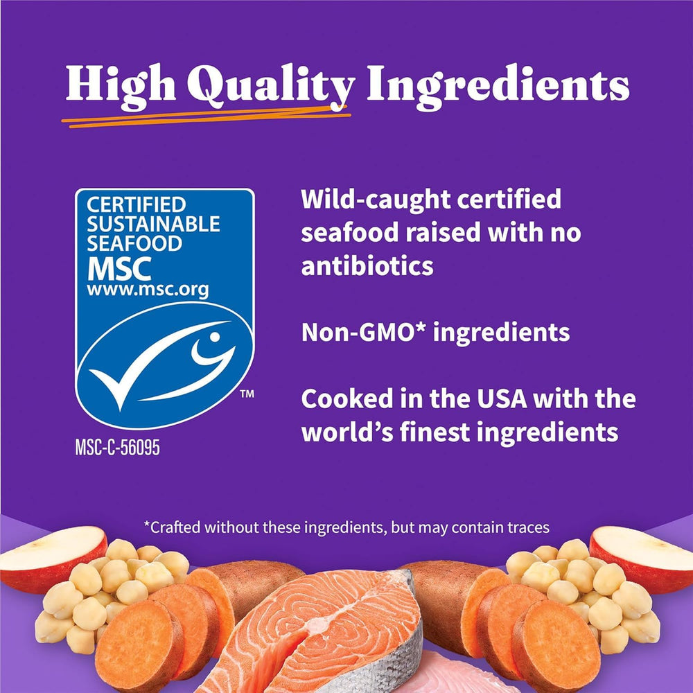 Halo Holistic poisson sauvage MSC certifié, source durable et nutritive.