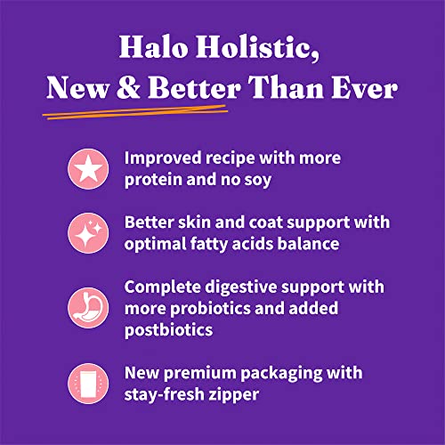 Halo Holistic recette ingrédients entiers, sans mélange de viandes.