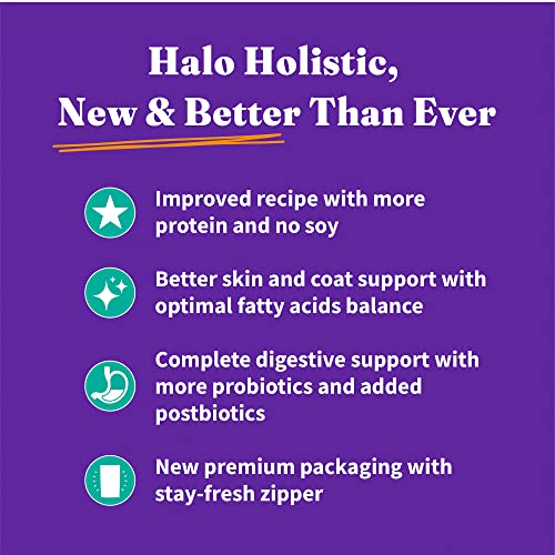 Halo Holistic Vegan texture croquante qui plaît aux chiens et facilite l’alimentation.