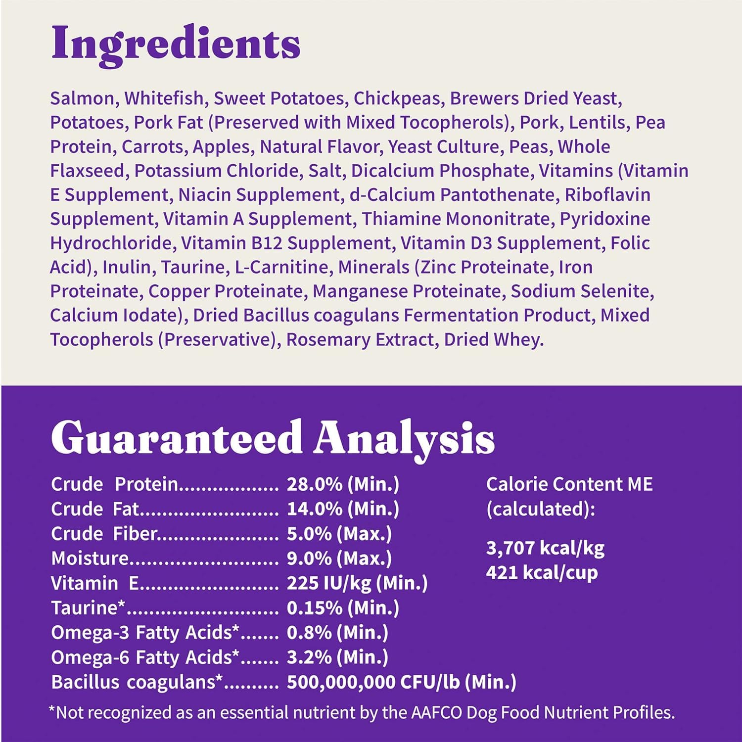Halo Holistic sans additifs artificiels — nourriture naturelle.