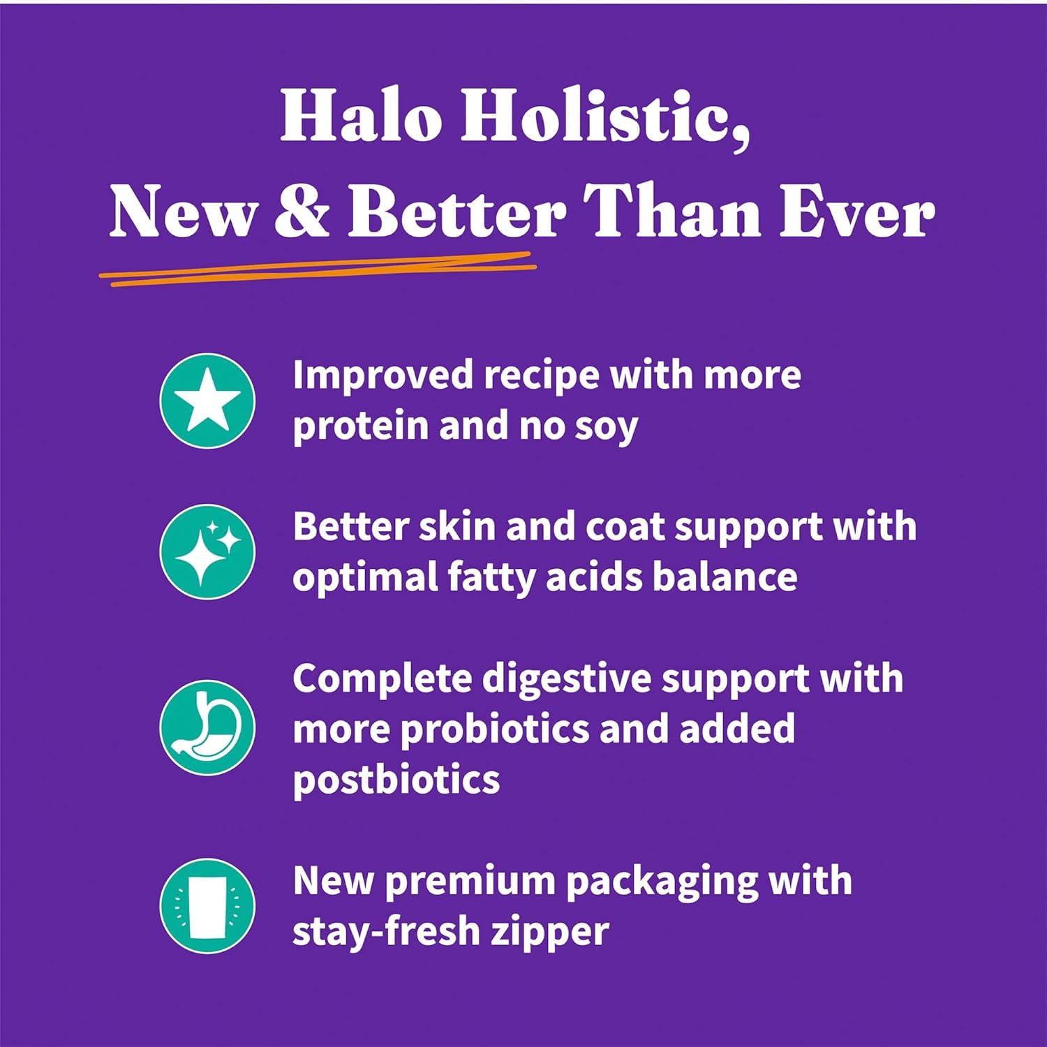 Halo Nourriture Vegan Holistique pour Chien — pratique à emporter lors de déplacements.