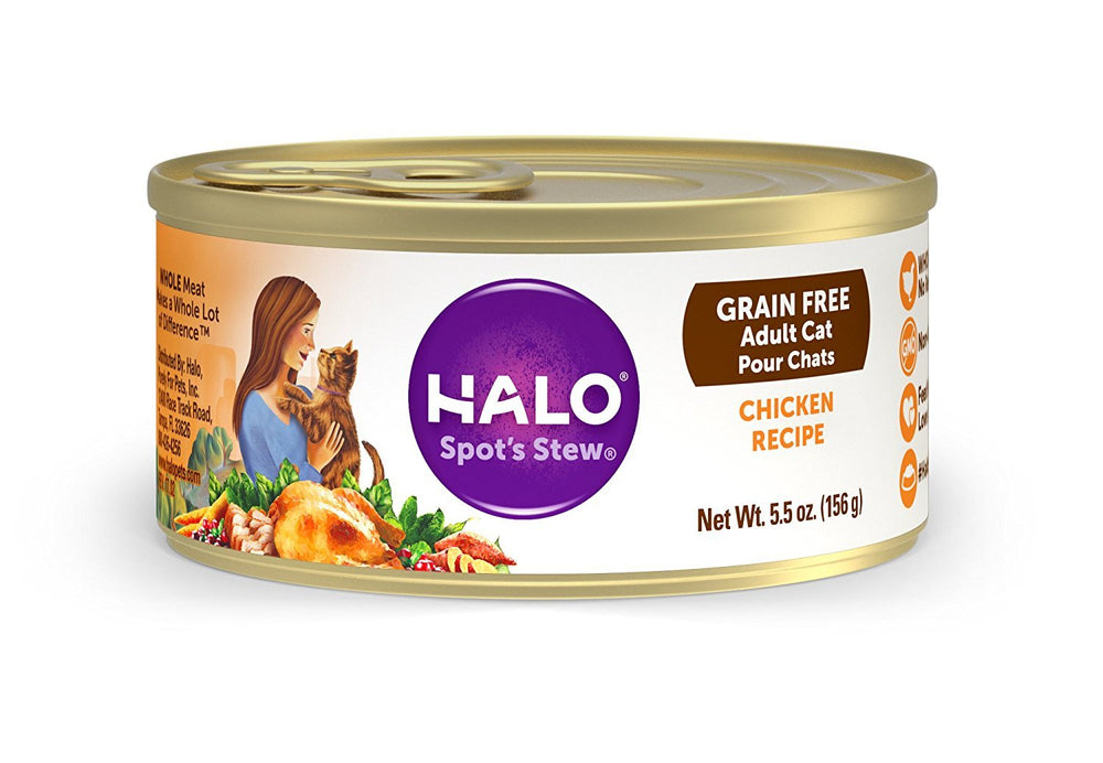 Halo Pâté Chat : bouillon-poulet-sans-cereales pour hydratation quotidienne.