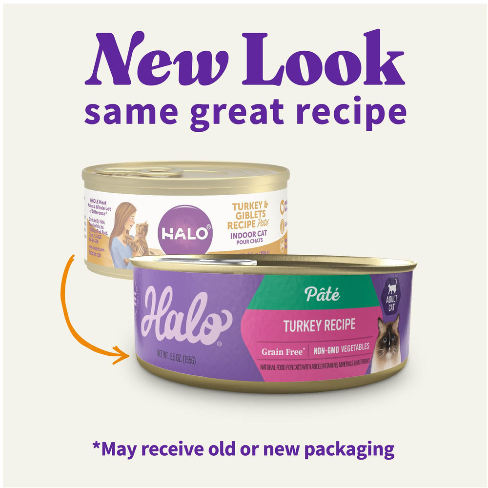 Halo Pâté Chat Texture Onctueuse : texture lisse idéale pour les repas quotidiens.