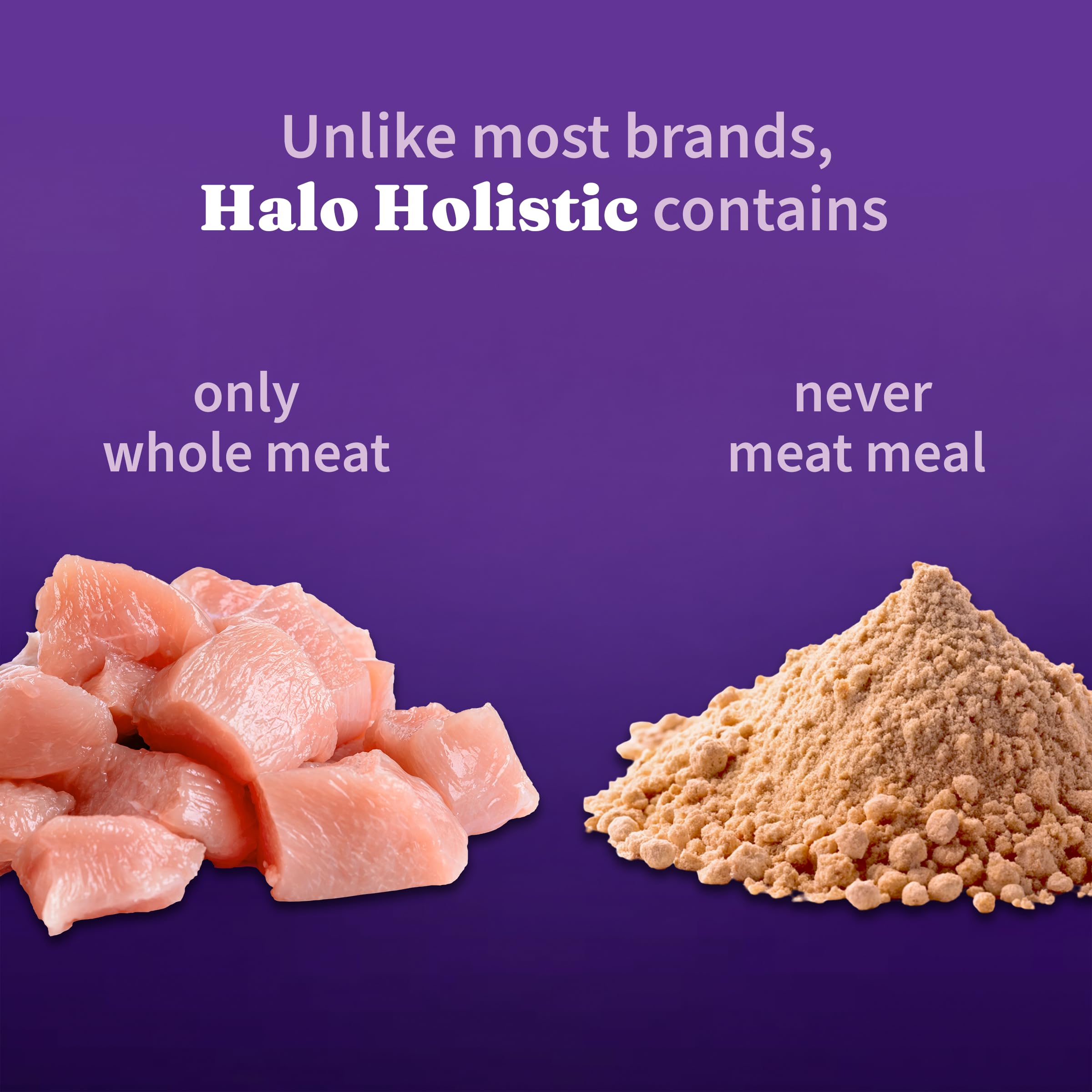 Halo Holistic: peau et pelage sains grâce à l'équilibre oméga.