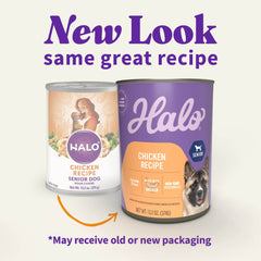 Halo Senior pate-texture sauce : repas savoureux prêt à servir ou à mélanger.