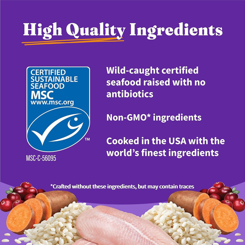 Halo Whitefish Formule peau et pelage brillants grâce aux oméga.
