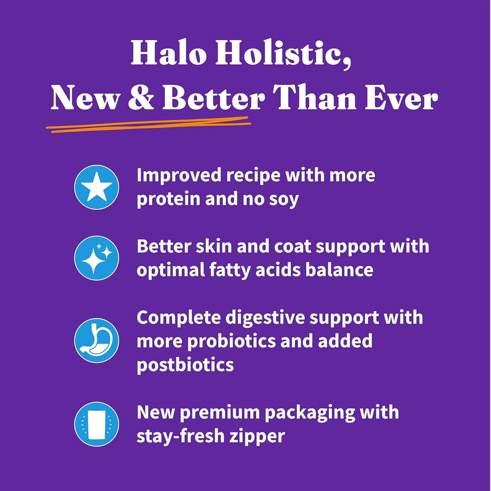 Halo Whitefish Formule poisson sauvage MSC certifié sans antibiotiques.
