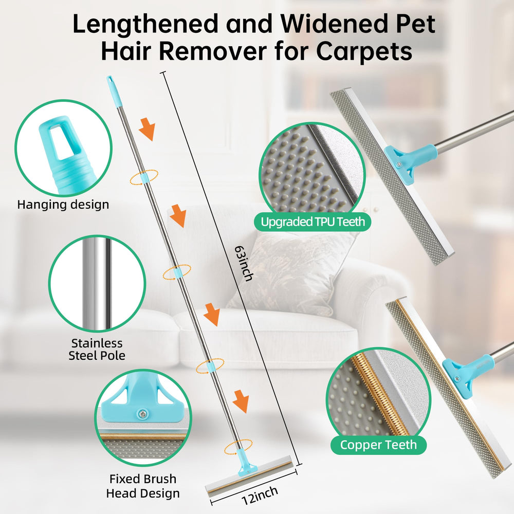 Halucky brosse amovible pour poils d'animaux sans effort.